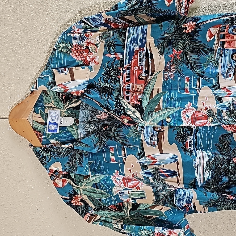 Vintage RJC Hawaiian Shirt. - Picture 2 of 4